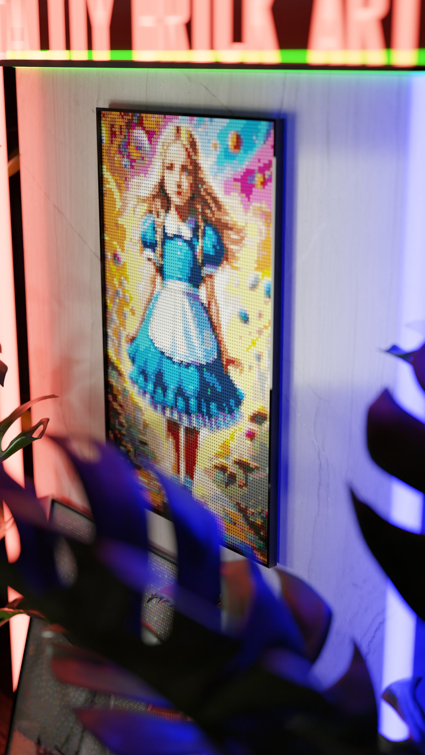 Alice in Wonderland LEGO® Style mosaic creative DIY building set